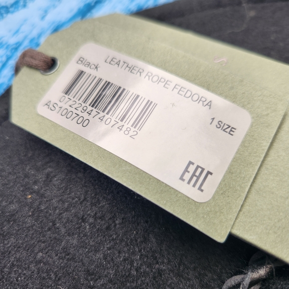 Leather rope Wool fedora - Picture 6 of 9